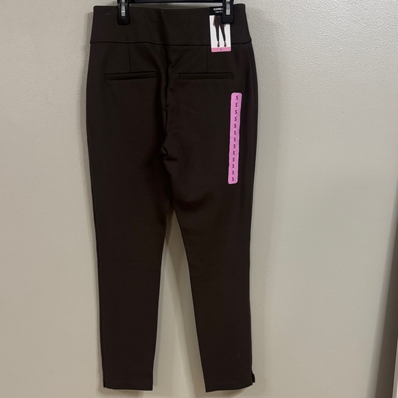 Express Dark Brown Ankle Ponte pant - Picture 4 of 6